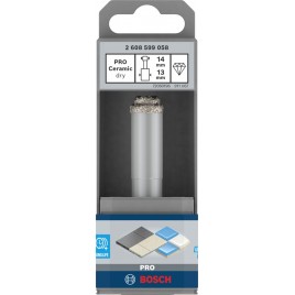 BOSCH Wiertło do pracy na sucho do ceramiki PRO Ceramic dry Drill Bit, 14 x 33 x 13 mm