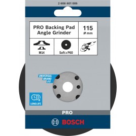 BOSCH Talerz oporowy PRO, miękki, 115 mm, M14 2608601005
