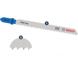 BOSCH Brzeszczot do wyrzynarki PRO Alu T127D, 100 mm, 5 szt. 2608631017