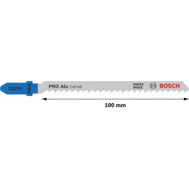 BOSCH Brzeszczot do wyrzynarki PRO Alu curve T227D, 100 mm, 5 szt. 2608631030