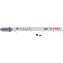 BOSCH Brzeszczot do wyrzynarki PRO Hardwood clean T101BF, 100 mm, 5 szt. 2608634234