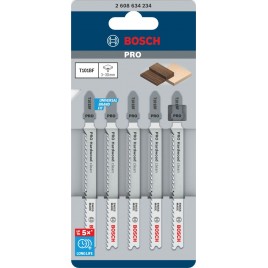 BOSCH Brzeszczot do wyrzynarki PRO Hardwood clean T101BF, 100 mm, 5 szt. 2608634234