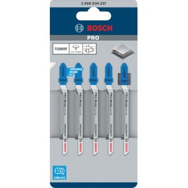 BOSCH Brzeszczot do wyrzynarki PRO Metal curve T118EOF, 83 mm, 5 szt. 2608634237