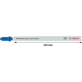 BOSCH Brzeszczot do wyrzynarki PRO Metal Pipes and Profiles T321AF, 132 mm, 5 szt.