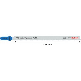 BOSCH Brzeszczot do wyrzynarki PRO Metal Pipes and Profiles T321BF 132 mm, 5 szt.