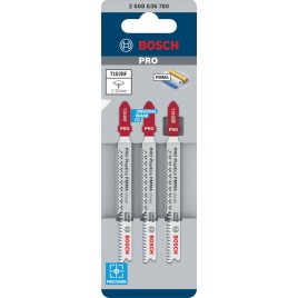 BOSCH Brzeszczot do wyrzynarki PRO Plastics PMMA clean T102BF 92 mm, 3 szt. 2608636780