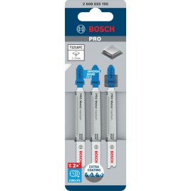 BOSCH Brzeszczot do wyrzynarki PRO Metal medium T121AFC, 92 mm, 3 szt. 2608655105