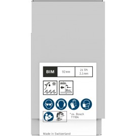 BOSCH Brzeszczot do wyrzynarki PRO Metal medium T121AFC, 92 mm, 100 szt. 2608655108