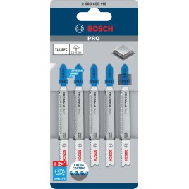 BOSCH Brzeszczot do wyrzynarki PRO Metal thick T121BFC, 92 mm, 5 szt. 2608655110