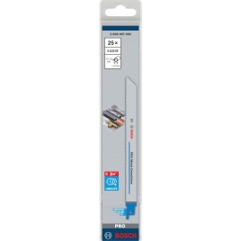 BOSCH PRO Metal Demolition S1125VF Blade, 1,25 x 19 x 225 mm, 25 szt. 2608657556