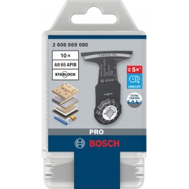 BOSCH Brzeszczot do cięcia wgłębnego PRO AII 65 APIB, 65 × 40 mm, 10 szt. 2608669080