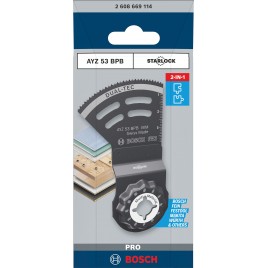 BOSCH Brzeszczot Dual-Tec PRO AYZ 53 BPB, 53 × 40 mm 2608669114