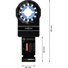 BOSCH Brzeszczot EXPERT MetalMax AIZ 20 AIT Multitool 40 x 20 mm, 5 szt. 2608900013