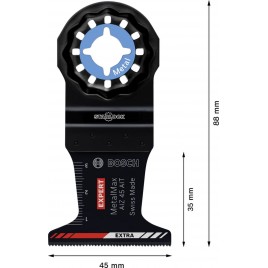 BOSCH Brzeszczot wielofunkcyjny EXPERT MetalMax AIZ 45 AIT, 45 mm 2608900018