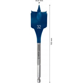 BOSCH EXPERT Self Cut Speed, wiertło łopatkowe 32 × 152 mm 2608900326