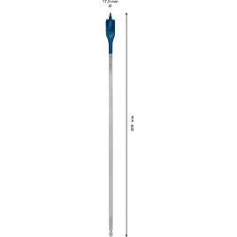 BOSCH EXPERT Self Cut Speed, wiertło łopatkowe 17 × 400 mm 2608900345