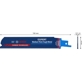 BOSCH Brzeszczot EXPERT 'Medium-Thick Tough Metal' S 955 HHM 1 szt. 2608900373