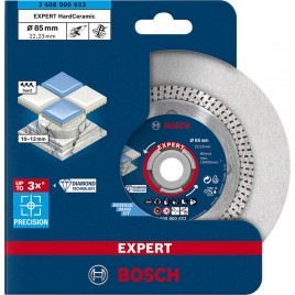 BOSCH Diamentowa tarcza tnąca EXPERT HardCeramic 85 x 22,23 x 1,6 x 7 mm 2608900653