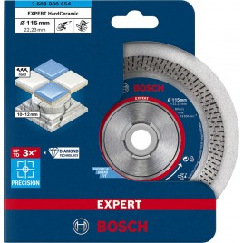 BOSCH Diamentowa tarcza tnąca EXPERT HardCeramic 115 x 22,23 x 1,4 x 10 mm 2608900654