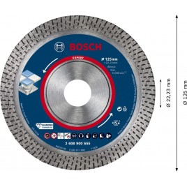 BOSCH Diamentowa tarcza tnąca EXPERT HardCeramic 125 x 22,23 x 1,4 x 10 mm 2608900655