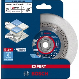 BOSCH Diamentowa tarcza tnąca EXPERT HardCeramic X-LOCK 85 x 22,23 x 1,6 x 7 mm 2608900656