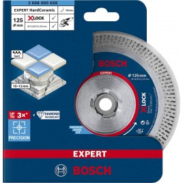 BOSCH Diamentowa tarcza tnąca EXPERT HardCeramic X-LOCK 125x1,4x10 mm 2608900658