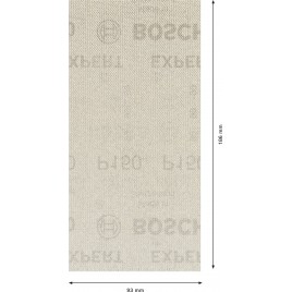 BOSCH Siatka szlifierska EXPERT M480, 93 x 186 mm, G 150, 50 szt. 2608900755