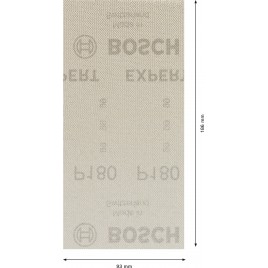 BOSCH Siatka szlifierska EXPERT M480, 93 x 186 mm, G 180, 50 szt. 2608900756