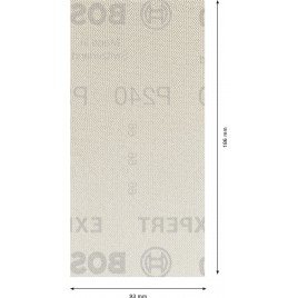 BOSCH Siatka szlifierska EXPERT M480, 93 x 186 mm, G 240, 50 szt. 2608900758