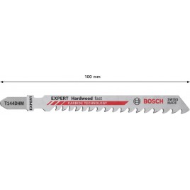 BOSCH Brzeszczot do wyrzynarki EXPERT 'Hardwood Fast' T 144 DHM, 3 szt. 2608900541