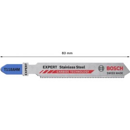 BOSCH Brzeszczot do wyrzynarek T 118 AHM EXPERT 'Stainless Steel' 3 szt. 2608900561