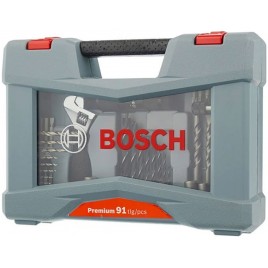 BOSCH X-Line Premium Zestaw wierteł i bitów do wkrętarek 91 szt. 2608P00235