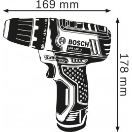 BOSCH GSR 12V-15 Wiertarko-Wkrętarka 060186810F