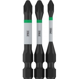 BOSCH Bity PRO PZ Impact, PZ1, PZ2, PZ3, 55 mm, 3 szt. 2608521U57