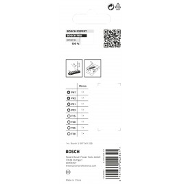 BOSCH Zestaw bitów do wkrętarki PRO Impact, PH1; PH2; PZ1; PZ2; T15; T20; T25; T30, 25 mm