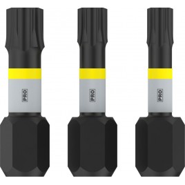 BOSCH Bit PRO T Impact, T20 × 25, T25 × 25, T30 × 25 mm, 3 szt. 2608522479