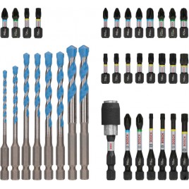 BOSCH Zestaw mieszany PRO Impact, z okienkiem, 6 × 35 szt. 2608522518