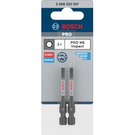 BOSCH Bit PRO Hex Impact, H5, 55 mm, 2 szt. 2608522557