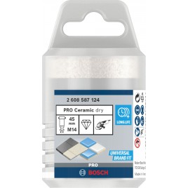 BOSCH Koronka wiertnicza PRO Ceramic dry, 45 × 35 × 22,23 mm 2608587124