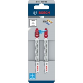 BOSCH Brzeszczot do wyrzynarki PRO Plastics PMMA clean T102BF 92 mm, 2 szt. 2608655102