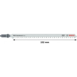 BOSCH Brzeszczot do wyrzynarki PRO Hardwood fast T344DF 152 mm, 25 szt. 2608655116