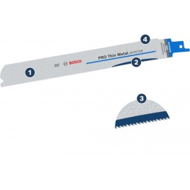BOSCH Brzeszczot do precyzyjnego cięcia cienkiego metalu PRO Thin Metal precise S1137EAF
