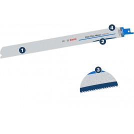 BOSCH Brzeszczot do precyzyjnego cięcia cienkiego metalu PRO Thin Metal precise S1237EAF