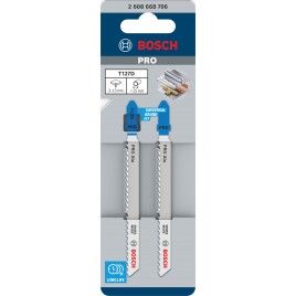 BOSCH Brzeszczot do wyrzynarki PRO Alu T127D, 100 mm, 2 szt. 2608668706
