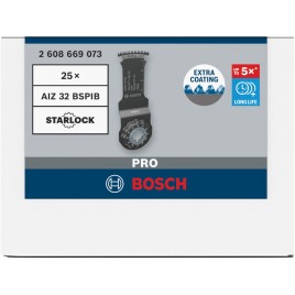 BOSCH Brzeszczot do cięcia wgłębnego PRO AIZ 32 BSPIB, 32 × 50 mm, 25 szt. 2608669073