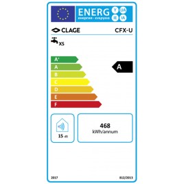 CLAGE CFX-U Elektroniczny kompaktowy Podgrzewacz przepływowy, 11kW/400V 2400-26513