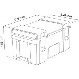 KETER GEAR 22" Skrzynka narzędziowa 56x35x31 cm, czarny/czerwony 17200382