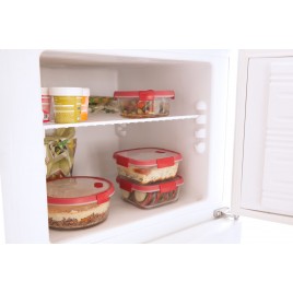 CURVER SMART COOK 0,9L Pojemnik szklany 20 x 15 x 7 cm transparentny/czerwony 00114-472