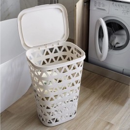 CURVER OCEANA 55L Kosz na bieliznę 42,6 × 34,5 × 60,1 cm, beżowy 00520-885