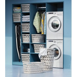 CURVER OCEANA 45L Kosz do magla 57,1 × 37,1 × 27,1 cm, beżowy 00521-885